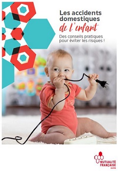 Couverture guide Mutualité française - Les accidents domestiques de l'enfant (2020)