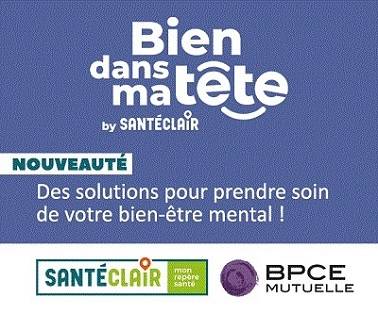 Santéclair : Dispositif "Bien dans ma tête"